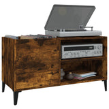 Record Cabinet Smoked Oak 84.5x38x48 cm Engineered Wood 831954