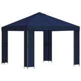 Gazebo 3 x 3 m Blue Polyester and Steel 190 gsm 900355