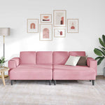 Sofa Set 3 pcs Pink Velvet 3335125