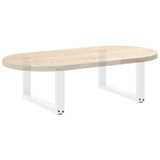 Coffee Table Legs U-Shaped 2 pcs White 70x cm Steel 4013145