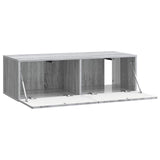 Wall-Mounted TV Cabinet Grey Sonoma 98 x 41 x 30 cm 898531
