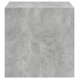 Wall Cabinets 2 pcs Concrete Grey 37x37x37 cm Engineered Wood 805457