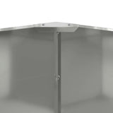 Planter Silver 120 x 120 x 50 cm Galvanised Steel 883750