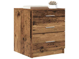 Bedside Cabinet Old Wood 40 x 40 x 63 cm Engineered Wood 880914