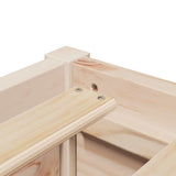 Bed Frame without Mattress 90x200 cm Solid Wood Pine 846831