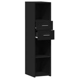 Highboard Black Engineered wood Tall Highboard Rectangular 846153