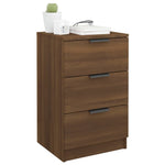 ZNTS Bedside Cabinets 2 pcs Brown Oak 40x36x65 cm 817056