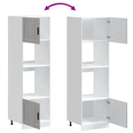 Oven Cabinets 2 pcs Porto Grey Sonoma Engineered Wood 3315057