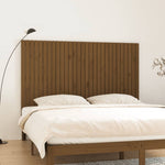 ZNTS Wall Headboard Honey Brown 185x3x110 cm Solid Wood Pine 824966