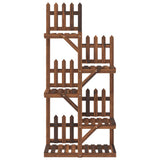 Flower Stand 60x25x130 cm Solid Wood Fir 362873