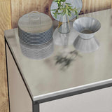 Kitchen Storage Set HATTEM 2 pcs Silver Stainless Steel 3392684