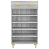 Shoe Cabinet Grey Sonoma 60x35x105 cm Engineered Wood 817556