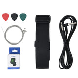 Electric Guitar for Kids with Bag Black 3/4 30" 70196