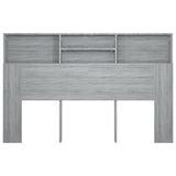 Headboard Cabinet Grey Sonoma 160x19x103.5 cm 817253