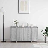 Sideboard Grey Sonoma 135 x 41 x 75 cm Engineered Wood 3333891