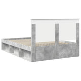 Bed Frame Concerte Grey 150 x 200 cm Solid Pine Wood 3409339