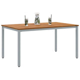 Outdoor Table Natural and Grey 150 x 90 x 75 cm 4010615