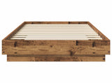 Floor Bed Frame Old Wood 80 x 200 cm Engineered Wood 8009070