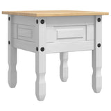 End Table Corona White 50 x 50 x50 cm Solid Pine Wood 42021193