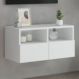 TV Wall Cabinet White 60x30x30 cm Engineered Wood 836854