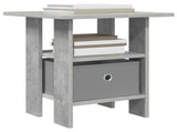 Bedside Table 2 pcs Concrete Grey 41 x 40 x 45 cm 8000427