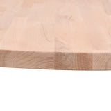 Table Top 70x1.5 cm Round Solid Wood Beech 355910