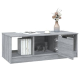 Coffee Table Grey Sonoma 102x50x36 cm Engineered Wood 817079