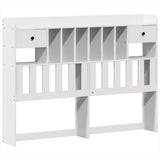 Bed Frame without Mattress White 160x200 cm Solid Wood Pine 3308838