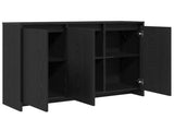 Sideboard Black 102 x 29.5 x 75 cm Engineered wood 862084