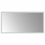 LED Bathroom Mirror Transparent 60 x 30 cm Tempered Glass 42045812