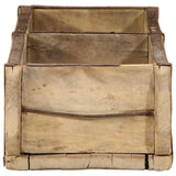 Tray with Storage 4 pcs Brown 57 x 15 x 9 cm Solid Reclaim Wood 4019611
