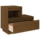 Bedside Cabinets 2 pcs Honey Brown 60x34x51 cm Solid Wood Pine 814381