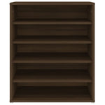 ZNTS Shoe Cabinet Brown Oak 60x35x70 cm Engineered Wood 816016