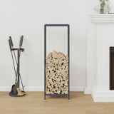 Firewood Rack Anthracite 34x25x100 cm Cold-rolled steel 864325