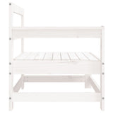 Garden Corner Sofas 2 pcs White Solid Wood Pine 825507
