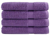 Premium Shower Towels SOLUND 4 pcs Purple 70x140 cm 600 gsm 137357