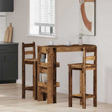 Wall Bar Table Old Wood 102x45x103.5 cm Engineered Wood 856860