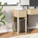 Computer Tower Stand with Drawer Sonoma Oak 30x44x74 cm 858733