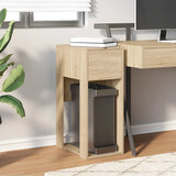 ZNTS Computer Tower Stand with Drawer Sonoma Oak 30x44x74 cm 858733