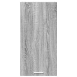 Hanging Cabinet with Door Grey Sonoma and White 40 x 31 x 80 cm 884263