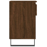 Shoe Cabinet Brown Oak 102x36x60 cm Engineered Wood 831379