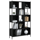 ZNTS Bookcase Black 102x28x172 cm Engineered Wood 3213657