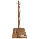 Vanity Mirror Rectangular with Mirror Old Wood 60 x 45 x 18 cm 868315