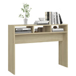 ZNTS Console Table Sonoma Oak 105x30x80 cm Engineered Wood 808308