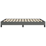 Bed Frame without Mattress Dark Grey 152x203 cm Queen Fabric 346762