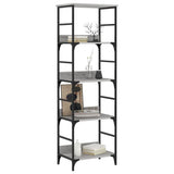 Bookshelf Grey Sonoma 50x33x153 cm Engineered Wood 835277