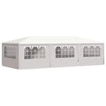 Professional Party Tent with Side Walls 4x9 m White 90 g/m 48529