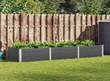 Garden Raised Bed Grey 300x100x54 cm WPC 318101