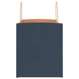 Paper Bags 250 pcs with Handles Blue 32x22x24 cm 4101707