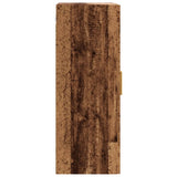 Hanging Wall Cabinet Old Wood 69.5x34x90 cm 857043